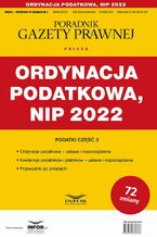 Okładka - Ordynacja podatkowa NIP 2022 - Praca zbiorowa