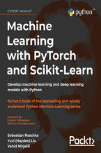 Okładka - Machine Learning with PyTorch and Scikit-Learn. Develop machine learning and deep learning models with Python - Sebastian Raschka, Yuxi (Hayden) Liu, Vahid Mirjalili, Dmytro Dzhulgakov