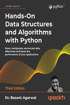 Okładka - Hands-On Data Structures and Algorithms with Python. Store, manipulate, and access data effectively and boost the performance of your applications - Third Edition - Dr. Basant Agarwal