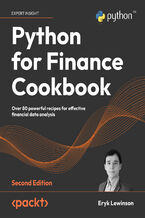 Okładka - Python for Finance Cookbook. Over 80 powerful recipes for effective financial data analysis - Second Edition - Eryk Lewinson