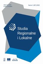 Okładka - Studia Regionalne i Lokalne nr 1(87)/2022 - Darina Dvornichenko, Borce Trenovski, Gunter Merdzan, Filip Peovski, Abdul Nadjib, Oemar Madri Bafadhal, Anang Dwi Santoso, Marcin Wajda, Maria Bednarek-Szczepańska, Mariusz E. Sokołowicz
