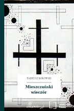 Okładka - Mieszczański wieczór - Tadeusz Borowski