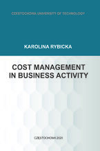 Okładka - Cost Management in Business Activity - Karolina Rybicka