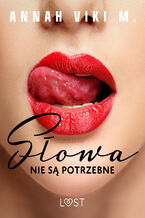 Okładka - Słowa nie są potrzebne  opowiadanie erotyczne - Annah Viki M.