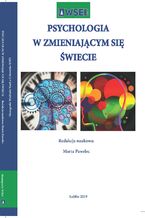 Okładka - Psychologia w zmieniającym się świecie - Marta Pawelec