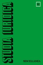 Okładka - Studia Iuridica, nr 92 - Tomasz Giaro, Jolanta Itrich-Drabarek, Jacek Jastrzębski