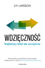 Okładka - Wdzięczność. Najtańszy bilet do szczęścia. Przewodnik po technikach odczuwania wdzięczności w duchu "Porozumienia bez przemocy" - Liv Larsson