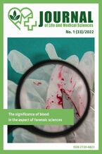 Okładka - Journal of Life and Medical Sciences 1(33)/2022 - Mateusz Gortat, Agata Kobyłka, Paweł Kuś