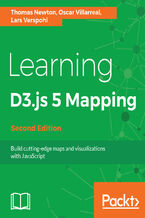 Okładka - Learning D3.js 5 Mapping. Build cutting-edge maps and visualizations with JavaScript - Second Edition - Thomas Newton, Oscar Villarreal, Lars Verspohl