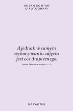 Okładka - O fotografii - Susan Sontag
