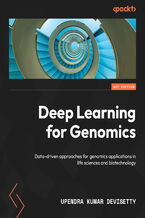 Okładka - Deep Learning for Genomics. Data-driven approaches for genomics applications in life sciences and biotechnology - Upendra Kumar Devisetty