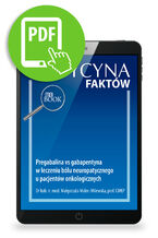 Okładka - Pregabalina vs gabapentyna w leczeniu bólu neuropatycznego u pacjentów onkologicznych - Małgorzata Malec-Milewska