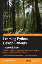 Okładka - Learning Python Design Patterns - Second Edition.  - Second Edition - Chetan Giridhar, Gennadiy Zlobin