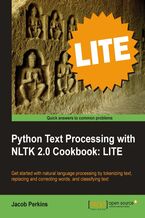 Okładka - Python Text Processing with NLTK 2.0 Cookbook: LITE - Jacob Perkins