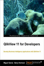 Okładka - QlikView 11 for Developers. This book is smartly built around a practical case study – HighCloud Airlines – to help you gain an in-depth understanding of how to build applications for Business Intelligence using QlikView. A superb hands-on guide - Miguel  Angel Garcia, Barry Harmsen