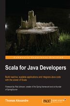 Okładka - Scala for Java Developers. Build reactive, scalable applications and integrate Java code with the power of Scala - Thomas Alexandre