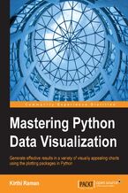 Okładka - Mastering Python Data Visualization. Generate effective results in a variety of visually appealing charts using the plotting packages in Python - Kirthi Raman