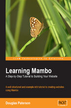 Okładka - Learning Mambo: A Step-by-Step Tutorial to Building Your Website. A well-structured and example-rich tutorial to creating websites using Mambo - Douglas Paterson