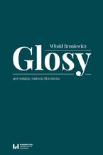 Okładka - Glosy - Witold Broniewicz