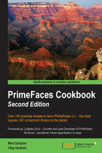 Okładka - Primefaces Cookbook Second Edition. Over 100 practical recipes to learn PrimeFaces 5.x – the most popular JSF component library on the planet - Mert Caliskan, Oleg Varaksin