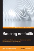 Okładka - Mastering Matplotlib. A practical guide that takes you beyond the basics of matplotlib and gives solutions to plot complex data - Duncan M. McGreggor