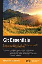Okładka - Git Essentials. Create, merge, and distribute code with Git, the most powerful and flexible versioning system available - Ferdinando Santacroce
