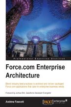 Okładka - Force.com Enterprise Architecture. Blend industry best practices to architect and deliver packaged Force.com applications that cater to enterprise business needs - Andrew Fawcett