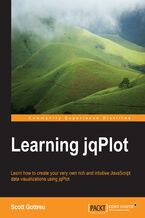 Okładka - Learning jqPlot. Learn how to create your very own rich and intuitive JavaScript data visualizations using jqPlot - Scott Gottreu