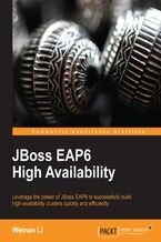 Okładka - JBoss EAP6 High Availability. From the basic uses of JBoss EAP6 through to advanced clustering techniques, this book is the perfect way to learn how to achieve a system designed for high availability. All that's required is some basic knowledge of Linux/Unix - Weinan Li