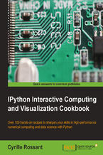 Okładka - IPython Interactive Computing and Visualization Cookbook. Harness IPython for powerful scientific computing and Python data visualization with this collection of more than 100 practical data science recipes - Cyrille Rossant