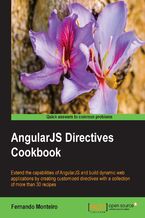 Okładka - AngularJS Directives Cookbook. Extend the capabilities of AngularJS and build dynamic web applications - Fernando Monteiro