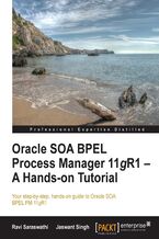 Okładka - Oracle SOA BPEL Process Manager 11gR1 - A Hands-on Tutorial. Your step-by-step, hands-on guide to Oracle SOA BPEL PM 11gR1 - Ravi Saraswathi, Jaswant Singh