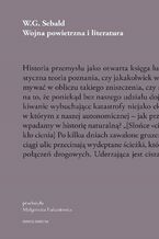 Okładka - Wojna powietrzna i literatura - W. G. Sebald