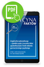 Okładka - Zespół jelita nadwrażliwego - czynniki ryzyka i znaczenie leków spazmolitycznych. Punkt widzenia gastroenterologa i psychologa - Anita Gąsiorowska, Katarzyna Opuchlik