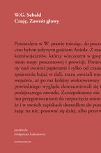 Okładka - Czuję. Zawrót głowy - W.G. Sebald