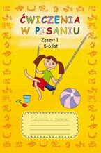 Okładka - Ćwiczenia w pisaniu. Zeszyt 1 5-6 lat - Beata Guzowska