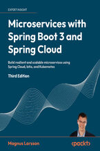 Okładka - Microservices with Spring Boot 3 and Spring Cloud. Build resilient and scalable microservices using Spring Cloud, Istio, and Kubernetes - Third Edition - Magnus Larsson