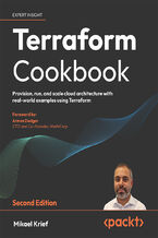 Okładka - Terraform Cookbook. Master Infrastructure as Code efficiency with real-world Azure automation using Terraform - Second Edition - Mikael Krief