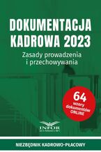 Okładka - Dokumentacja Kadrowa 2023 - Praca zbiorowa