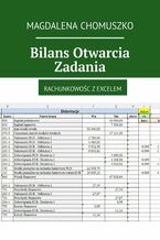 Okładka - Bilans Otwarcia Zadania - Magdalena Chomuszko