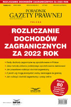 Okładka - Rozliczanie dochodów zagranicznych za 2022 rok - Mariusz Makowski