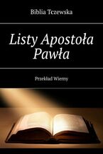 Okładka - Listy Apostoła Pawła - Biblia Tczewska