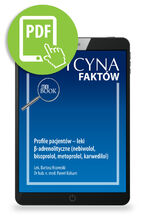 Okładka - Profile pacjentów - leki β-adrenolityczne (nebiwolol, bisoprolol, metoprolol, karwedilol) - Bartosz Krzowski, Paweł Balsam