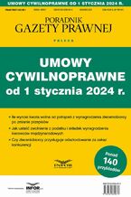 Okładka - Umowy cywilnoprawne od 1 stycznia 2024 r - Praca zbiorowa