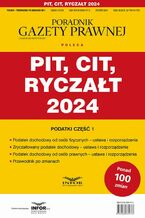 Okładka - Pit Cit Ryczałt 2024 Podatki Część 1 - Praca zbiorowa