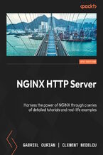 Okładka - NGINX HTTP Server. Harness the power of NGINX with a series of detailed tutorials and real-life examples - Fifth Edition - Gabriel Ouiran,  Nedelcu, Martin Bjerretoft Fjordvald