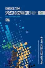 Okładka - Konińskie Studia Społeczno-Ekonomiczne Rocznik 2022/2023 Tom 9 - Jakub Bartoszewski