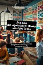 Okładka - Angielski dla najmłodszych słówka na kolejne 30 dni - Karolina Pietrusińska