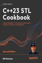 Okładka - C++ STL Cookbook. Master the latest STL features in C++23 and 26 with practical recipes for modern C++ development - Second Edition - Bill Weinman
