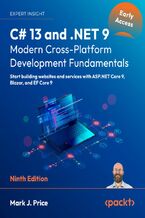 Okładka - C# 13 and .NET 9 - Modern Cross-Platform Development Fundamentals. Start building websites and services with ASP.NET Core 9, Blazor, and EF Core 9 - Ninth Edition - Mark  J. Price
